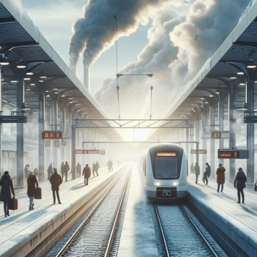 Железнодорожные платформы с подогревом: никакого льда зимой
