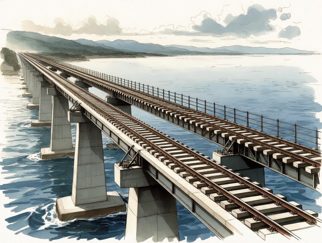 Железнодорожные переправы через проливы: инженерные мегапроекты