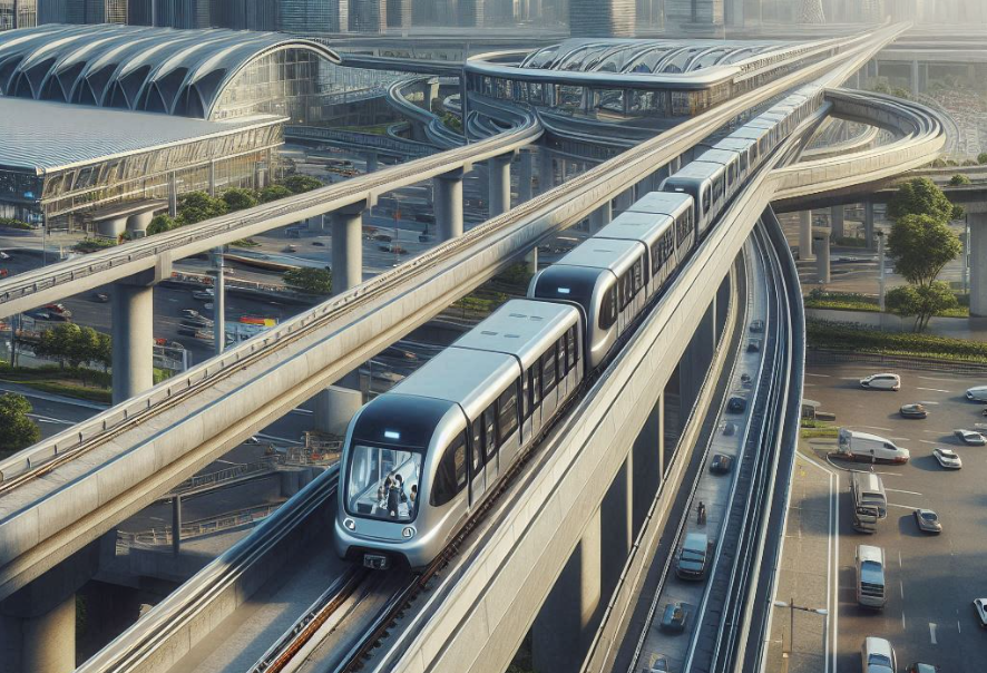 Поезда-челноки связали аэропорт с центром города за 12 минут