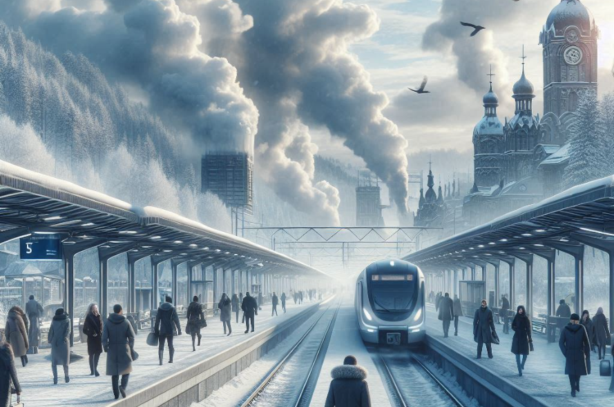 Железнодорожные платформы с подогревом: никакого льда зимой