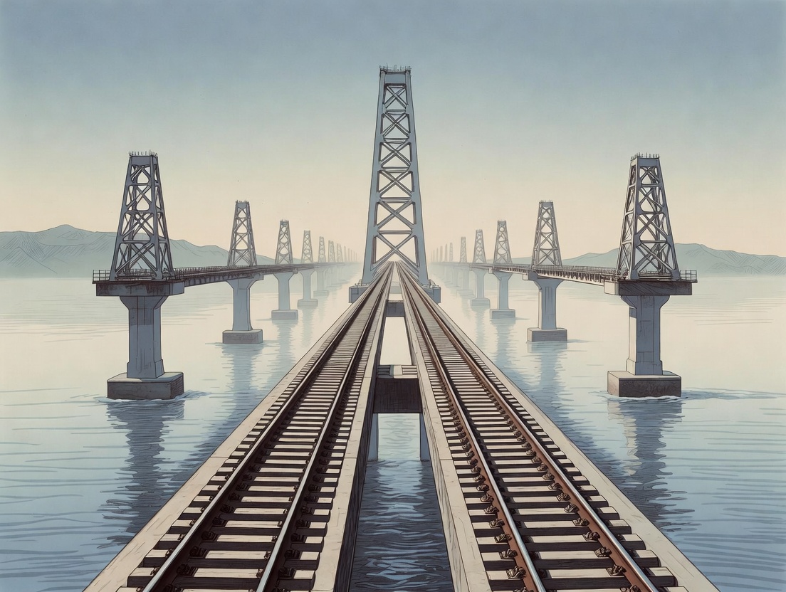 Железнодорожные переправы через проливы: инженерные мегапроекты