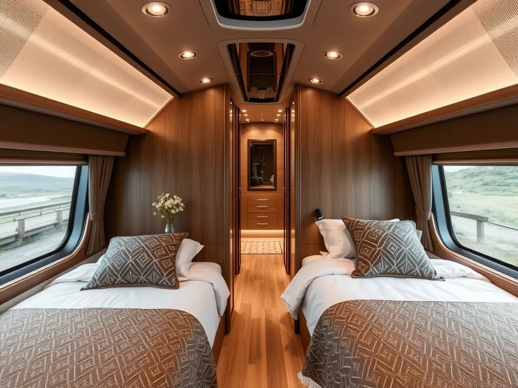 Спальные вагоны класса люкс: отель на колесах с душем и мини-баром