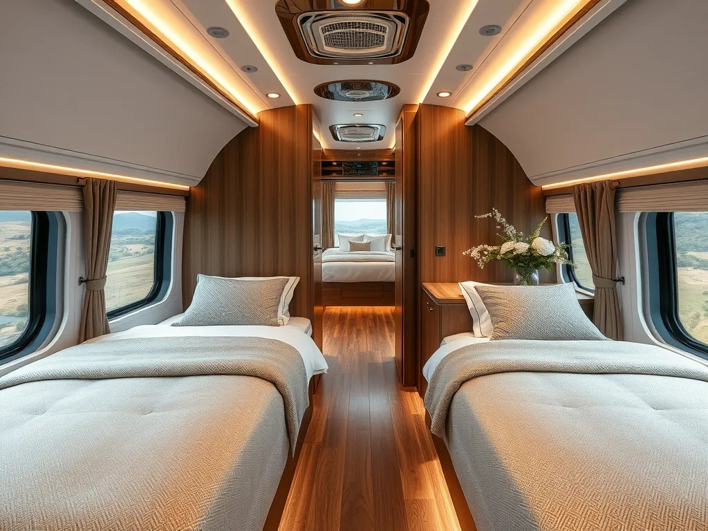 Спальные вагоны класса люкс: отель на колесах с душем и мини-баром
