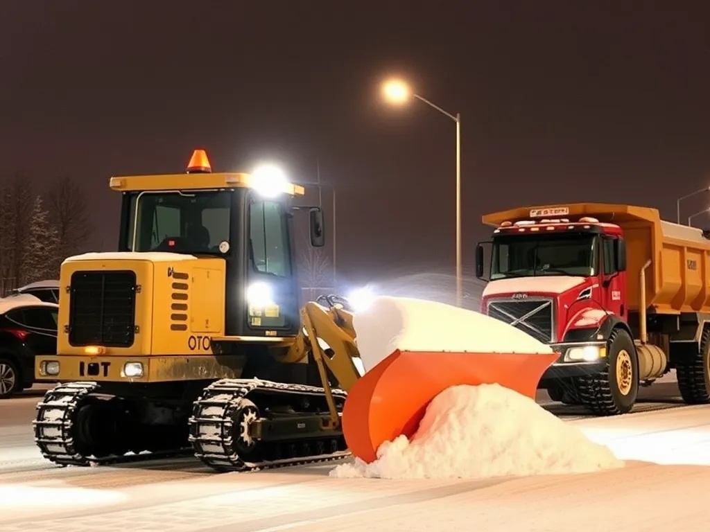 Снегоуборочная техника нового поколения очищает пути за рекордное время