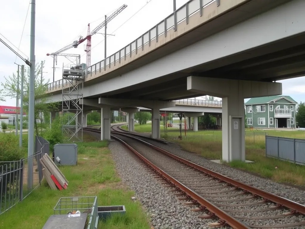 Железнодорожные переезды исчезают: строительство путепроводов набирает темп