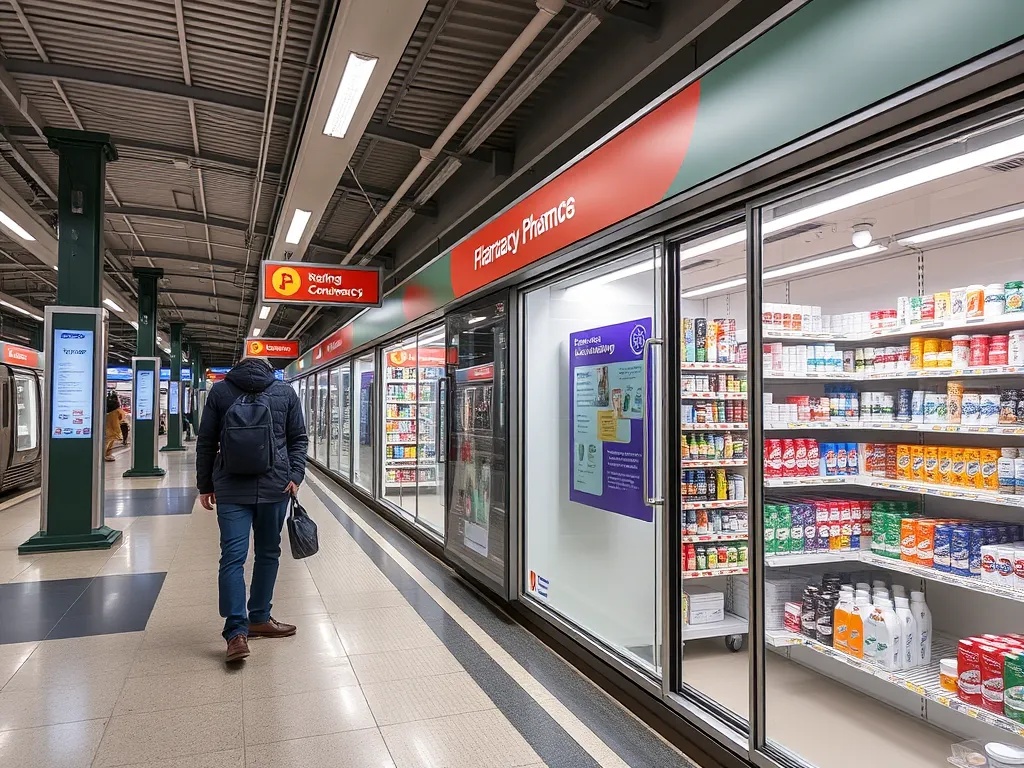 Вокзальные аптеки работают круглосуточно для удобства пассажиров