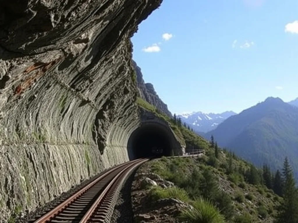 Железнодорожные туннели сквозь горы: как строят подземные магистрали