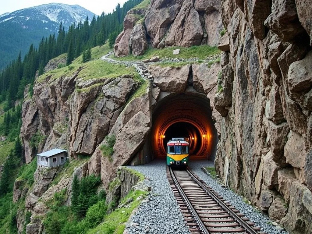 Железнодорожные туннели сквозь горы: как строят подземные магистрали