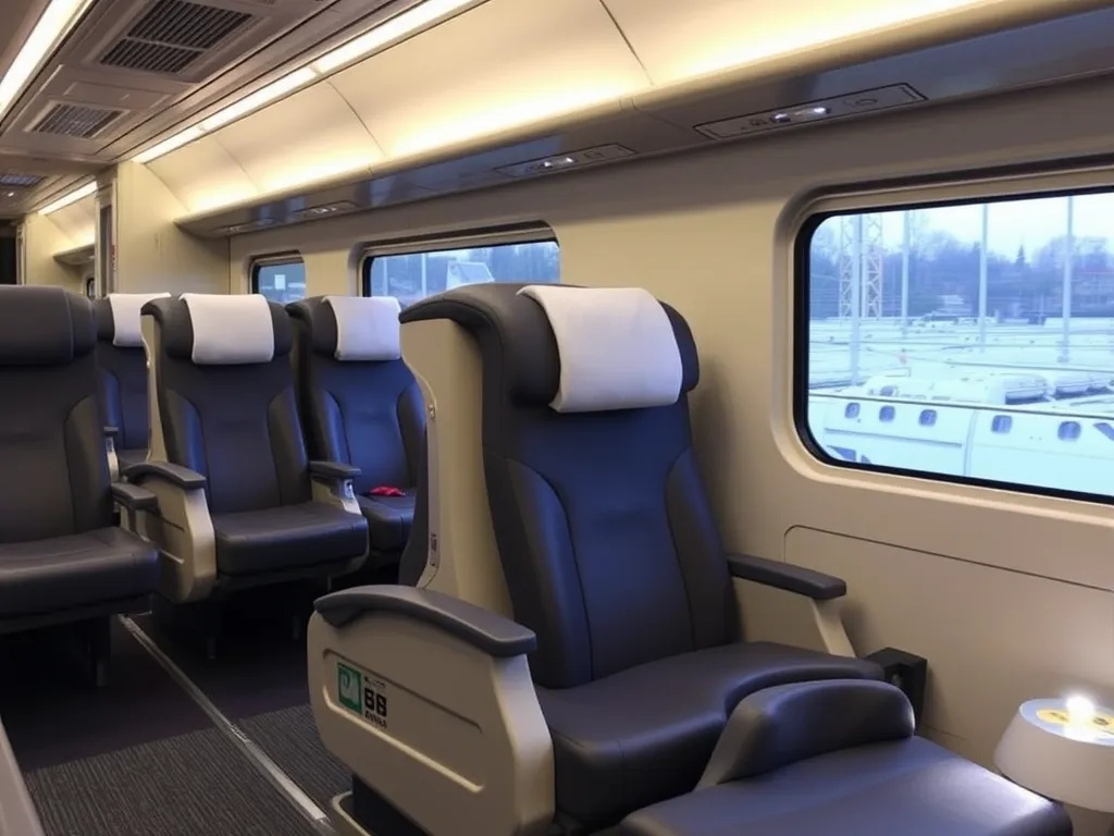 Поезда с креслами-массажерами появились на ночных рейсах